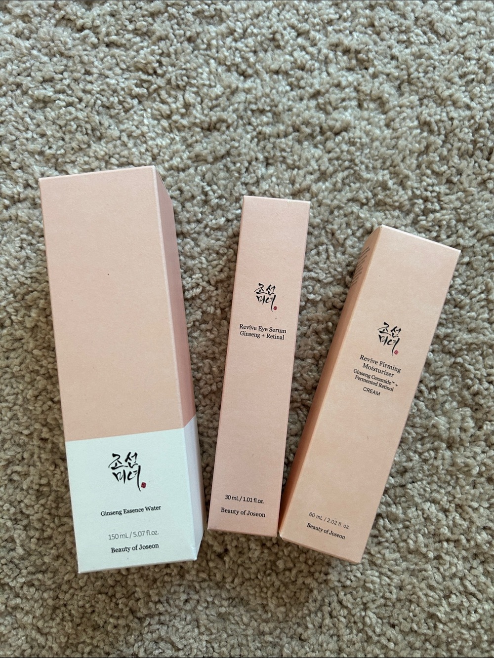 Beauty of Joseon Ginseng 3 pc skincare’s